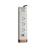 ปลั๊กไฟ DATA Plug 3 Way 1 Switch 2 USB 3M. (LVUC45 3M)  