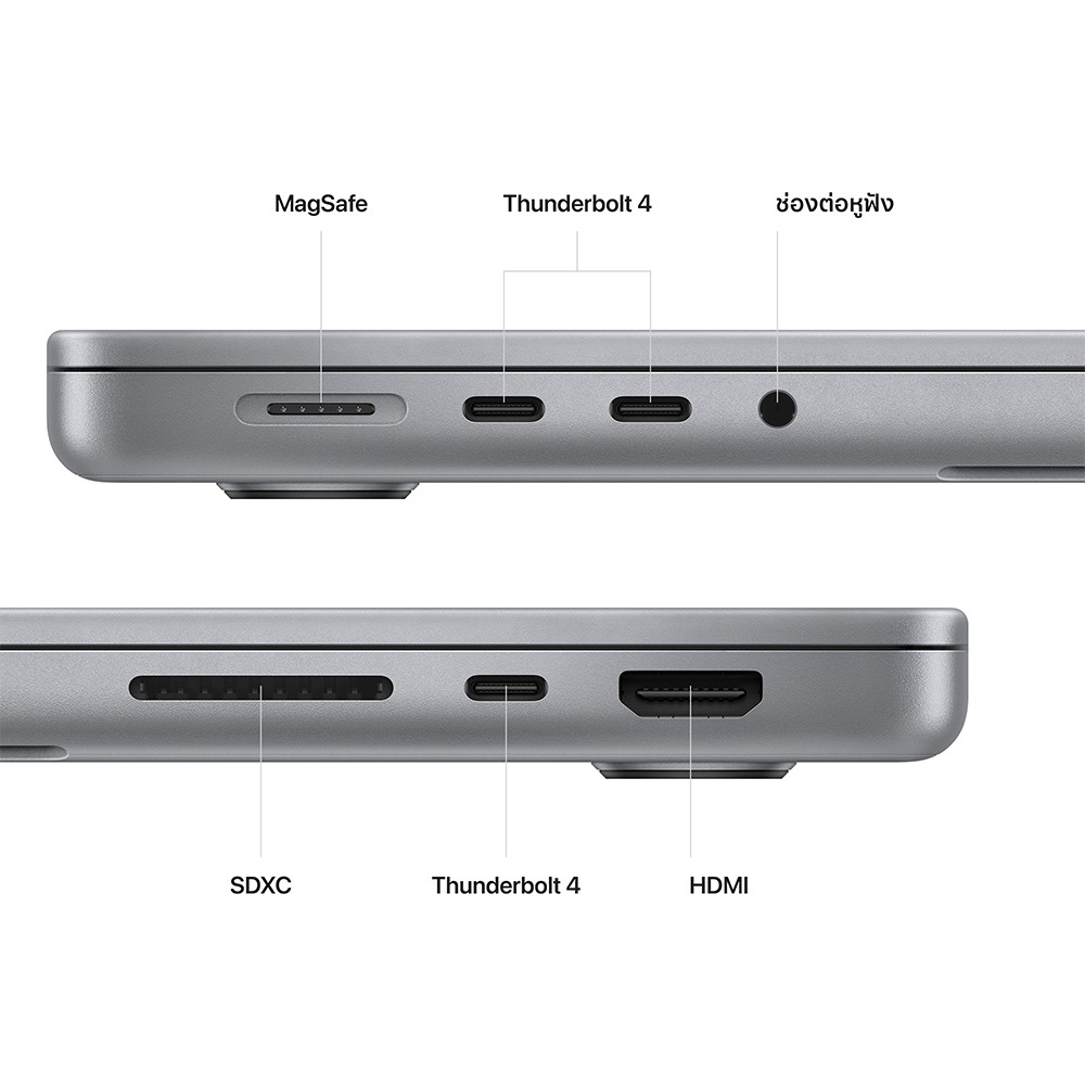 Apple MacBook Pro 14 : M2 Pro chip 12C CPU/19C GPU/16GB/1TB - Space Gray (2023) Eng-Keyboard