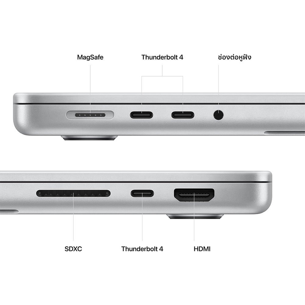 Apple MacBook Pro 14 : M2 Max chip 12C CPU/30C GPU/32GB/1TB - Silver (2023) Eng-Keyboard