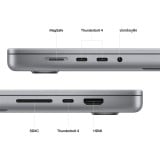 Apple MacBook Pro 16 : M2 Pro chip 12C CPU/19C GPU/16GB/1TB - Space Gray (2023) Eng-Keyboard