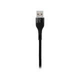 อะแดปเตอร์พร้อมสายชาร์จ ASAKI Wall USB Charger 1 USB-A (22.5W) White + USB-A to USB-C Cable 1m Black