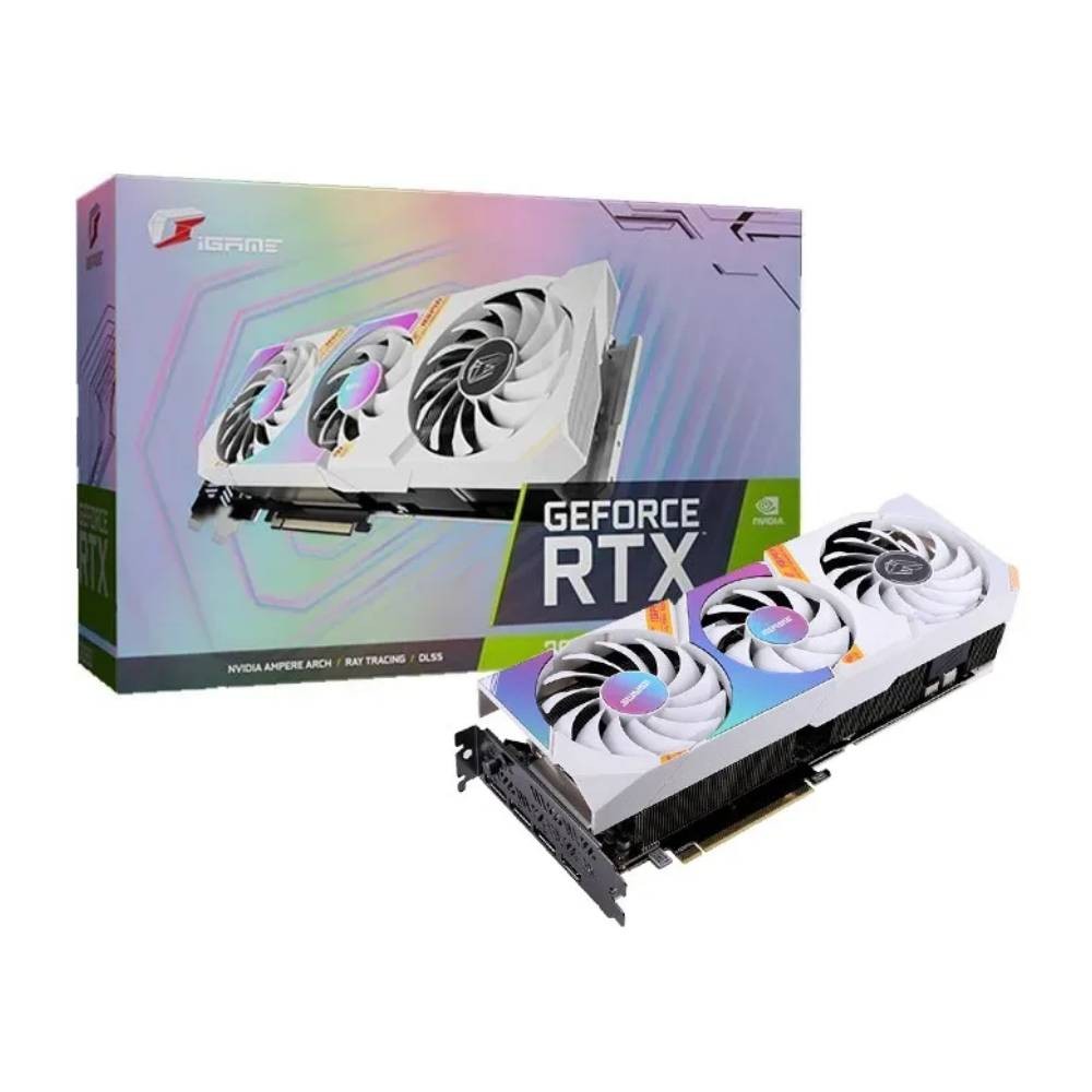 การ์ดจอ COLORFUL VGA iGame RTX 3060 Ti Ultra W OC G6X-V 8GB GDDR6X 256-bit