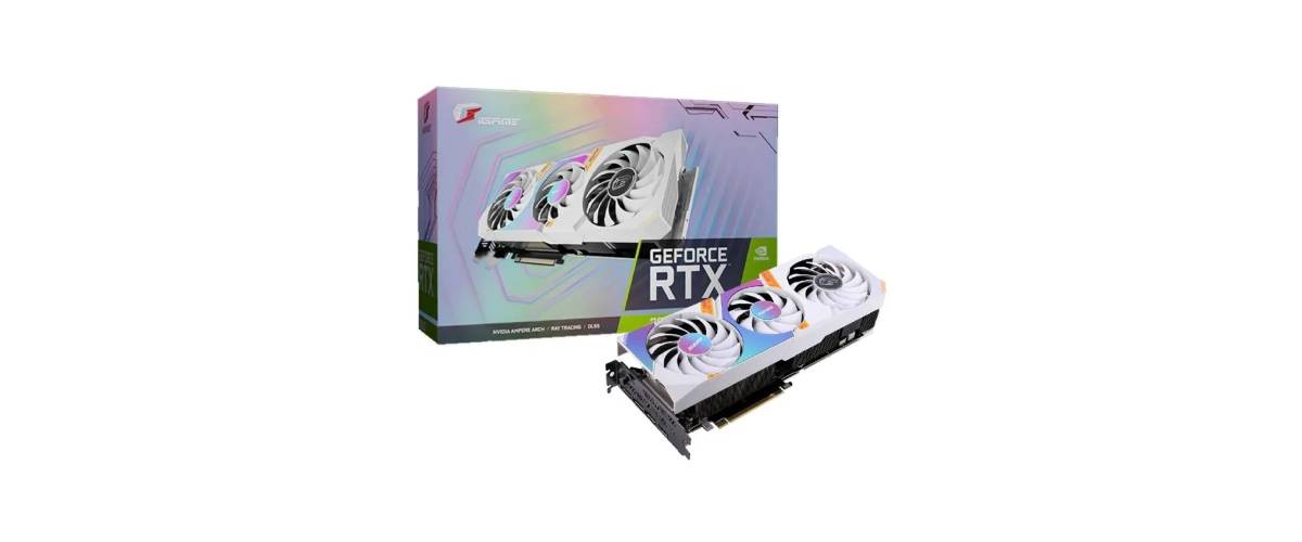 Colorful iGame RTX 3060 Ti Ultra W OC LHR グラフィックボード