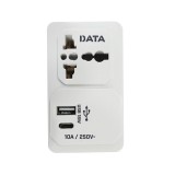 ปลั๊กแปลงไฟ DATA Adapter 1 Way 2 USB (ALUC36) 
