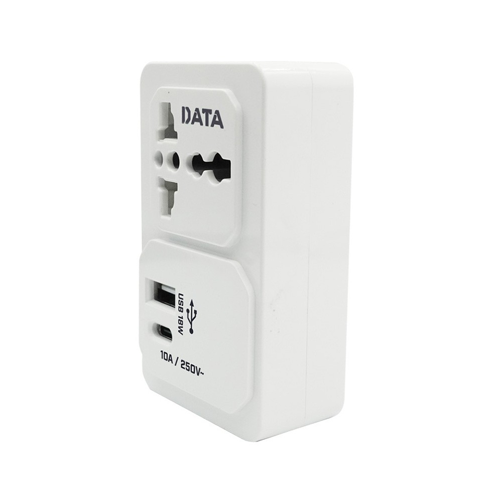 ปลั๊กแปลงไฟ DATA Adapter 1 Way 2 USB (ALUC36)