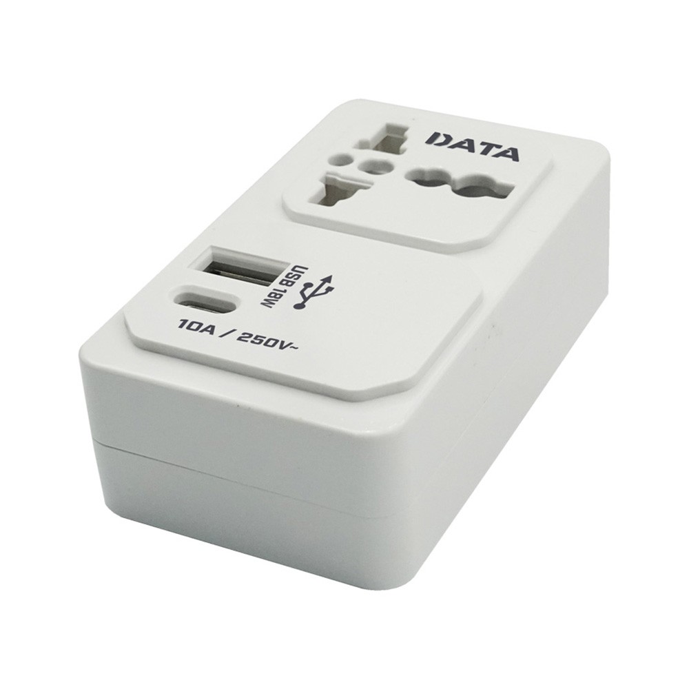 ปลั๊กแปลงไฟ DATA Adapter 1 Way 2 USB (ALUC36)