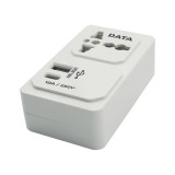 ปลั๊กแปลงไฟ DATA Adapter 1 Way 2 USB (ALUC36)