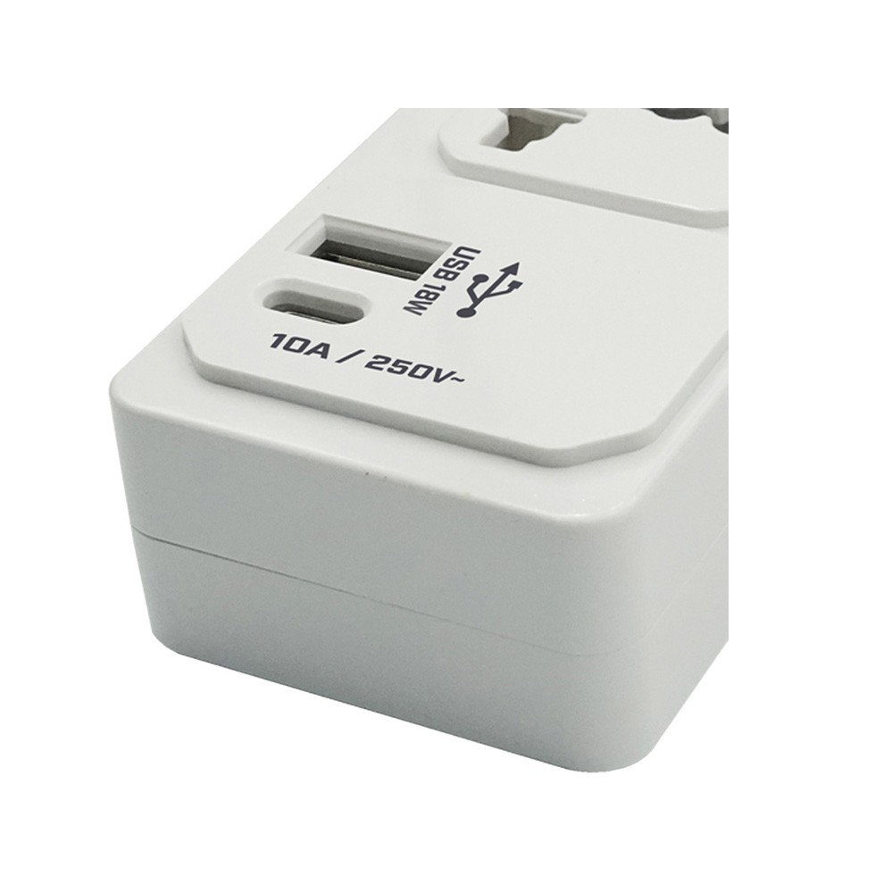 ปลั๊กแปลงไฟ DATA Adapter 1 Way 2 USB (ALUC36)