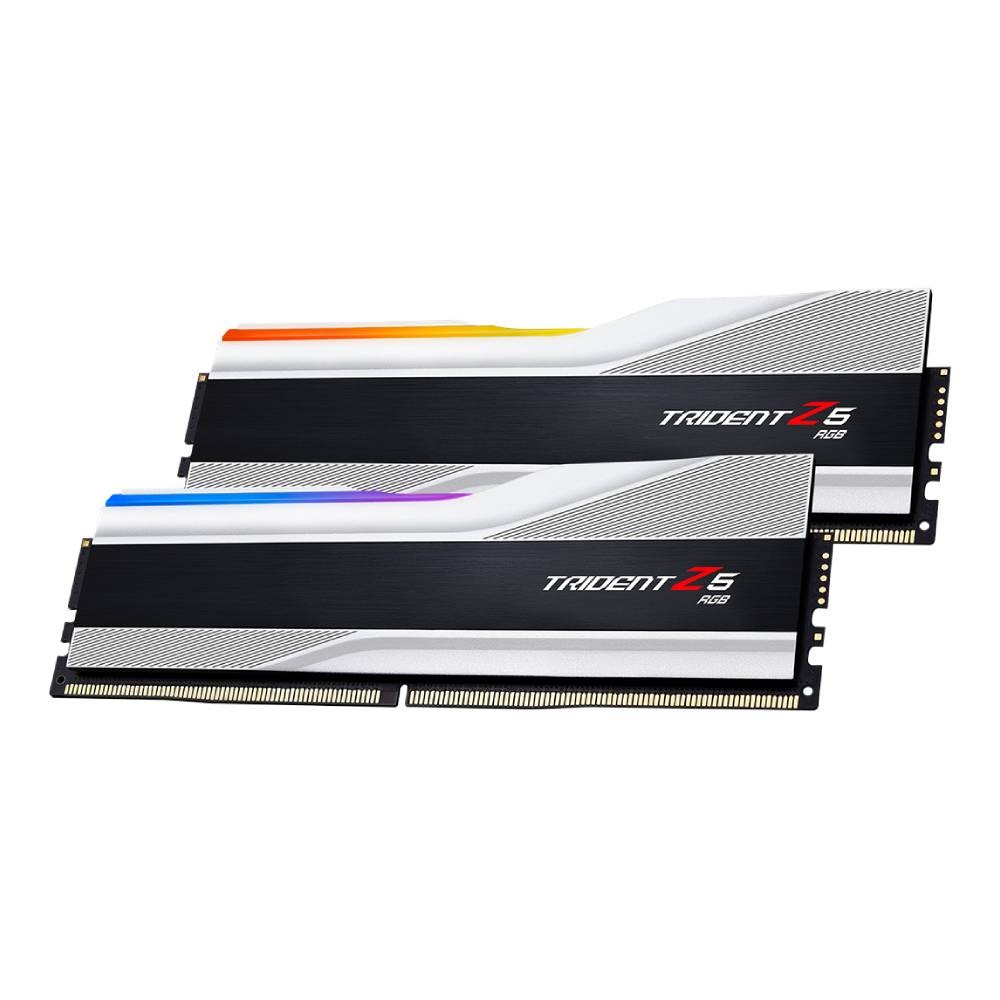 แรมพีซี G.Skill DDR5 32GB/6000MHz.CL30 (16GBx2) Trident Z5 RGB Silver