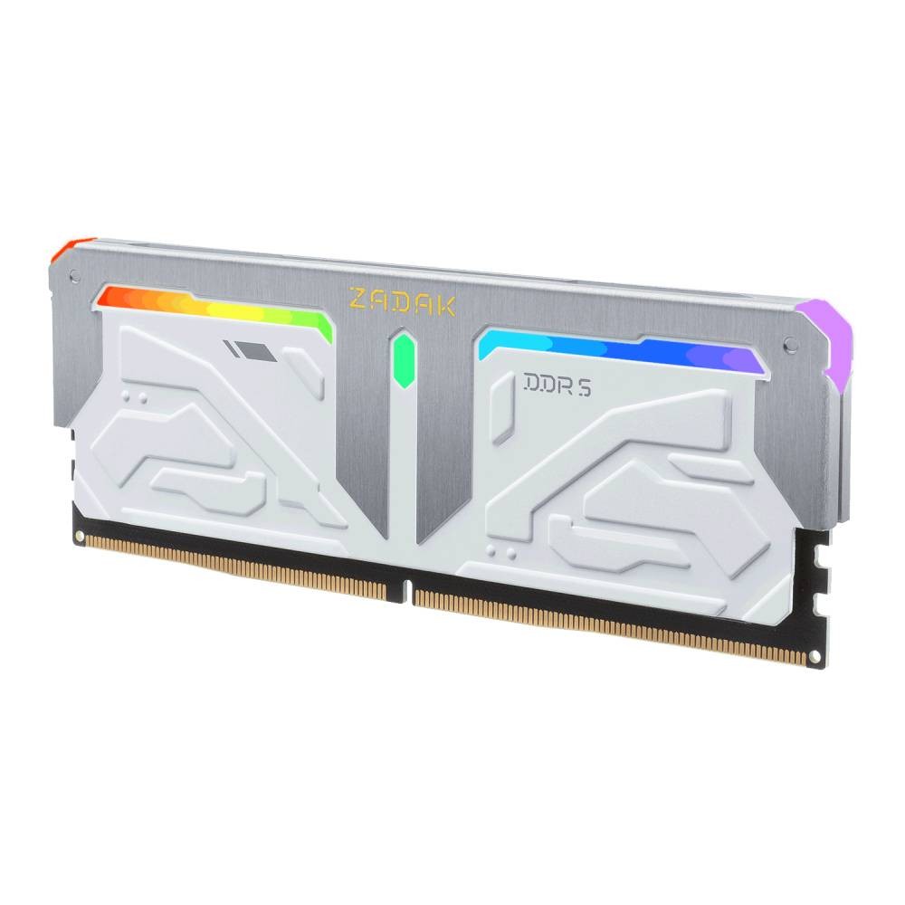 แรมพีซี ZADAK DDR5 16GB/5200MHz.CL38 (16GBx1) Spark RGB White