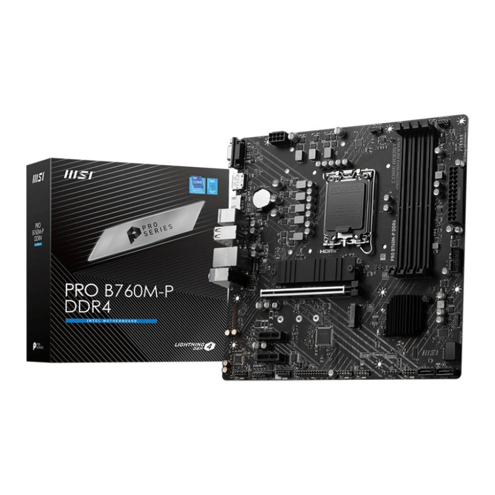 เมนบอร์ด MSI PRO B760M-P DDR4 LGA-1700