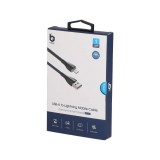 สายชาร์จ Blue Box Lightning 1 เมตร Dark Gray