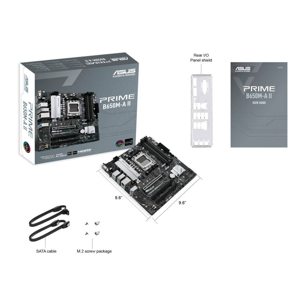 เมนบอร์ด ASUS PRIME B650M-A II AM5