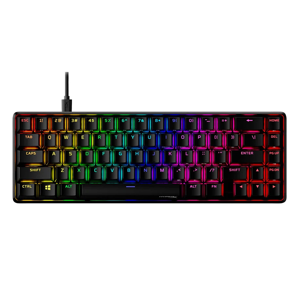 คีย์บอร์ดเกมมิ่ง Hyper X Gaming Keyboard Alloy Origins 65 Aqua/Tactile ...
