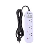 รางปลั๊กไฟ Toshino TIS Plug 3 Way 3 Switch 1.5M. (JT3-1.5M) White