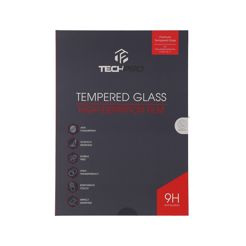 TECHPRO Tempered Glass ฟิล์ม High-Definition iPad Air 4/5 (10.9inch&amp;11inch)