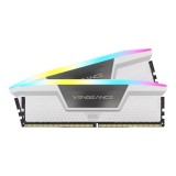 แรมพีซี Corsair Ram PC DDR5 32GB/5600MHz.CL36 (16GBx2) Vengeance RGB (White)