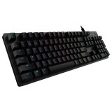 คีย์บอร์ดเกมมิ่ง Logitech Gaming Keyboard G512 RGB Mechanical Carbon Clicky