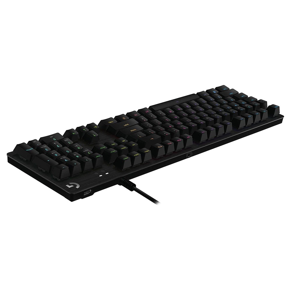 คีย์บอร์ดเกมมิ่ง Logitech Gaming Keyboard G512 RGB Mechanical Carbon Clicky
