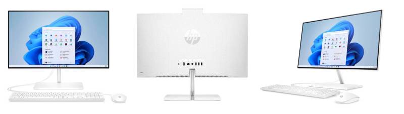 Hp All In One R7 คอมพิวเตอร์ออลอินวัน HP Desktop All-in-One 24-CK0017D White