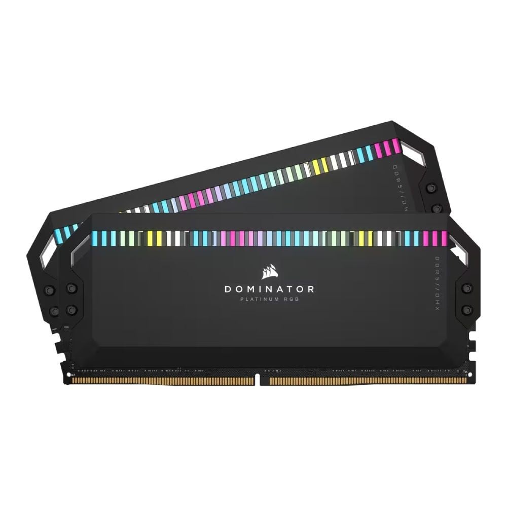 แรมพีซี Corsair DDR5 64GB/5600MHz.CL40 (32GBx2) Dominator Platinum RGB Black