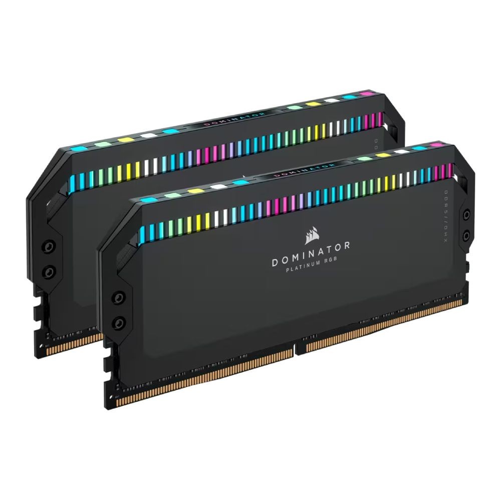 แรมพีซี Corsair DDR5 64GB/5600MHz.CL40 (32GBx2) Dominator Platinum RGB Black