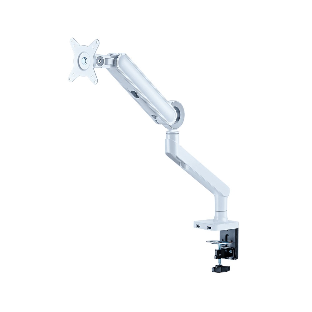 แขนจับจอมอนิเตอร์ Liv O-Ring Single Monitor Arm White รูปลักษณ์ที่โดด ...