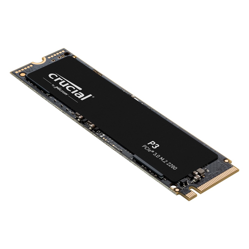การ์ดเอสเอสดี Crucial SSD P3 2TB M.2 PCIe/NVMe R3500MB/s W3000MB/s - 5 Year