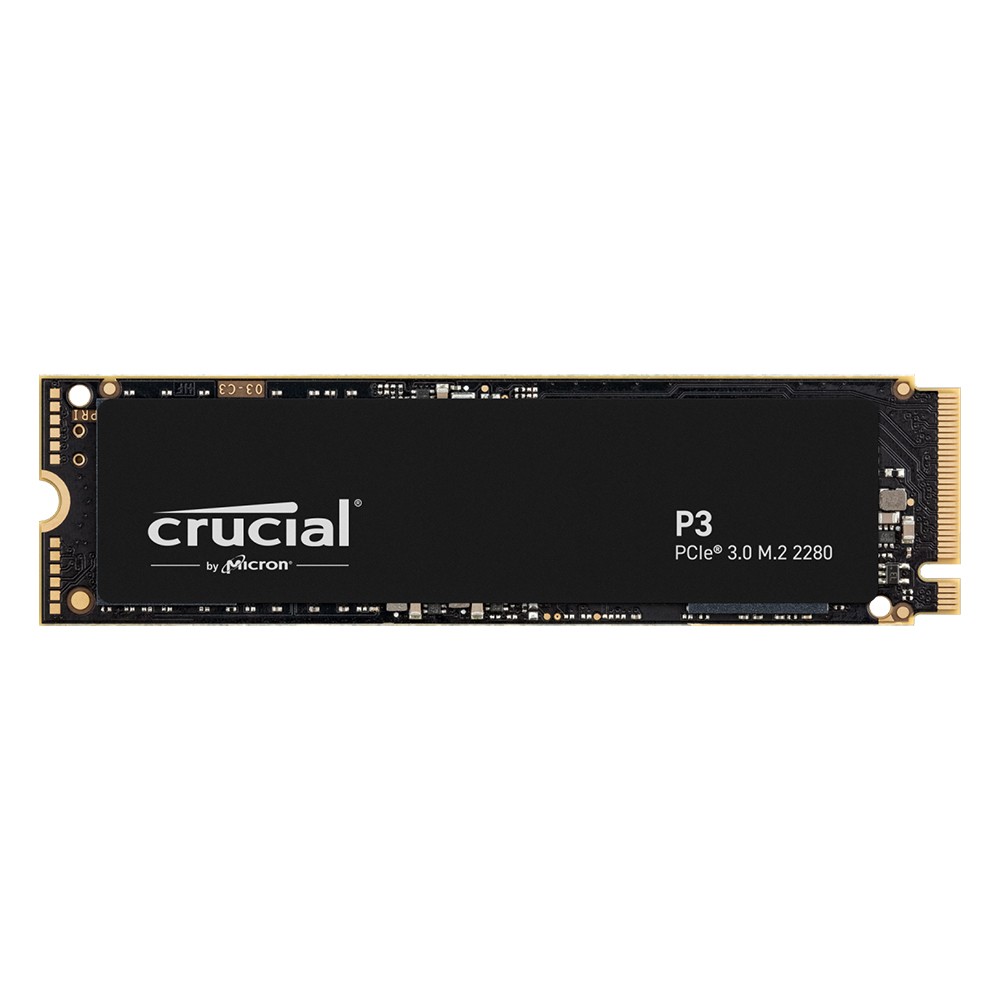 การ์ดเอสเอสดี Crucial SSD P3 2TB M.2 PCIe/NVMe R3500MB/s W3000MB/s - 5 Year