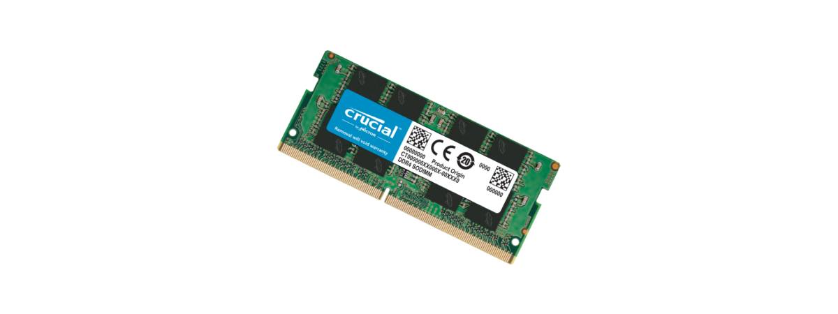แรมโน้ตบุ๊ค Crucial Ram Notebook DDR4 8GB/3200MHz.CL22 (8GBx1)