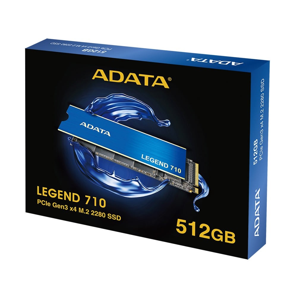 การ์ดเอสเอสดี ADATA 512GB Legend 710 SSD M.2 R2400MB/s W1000MB/s 3Year