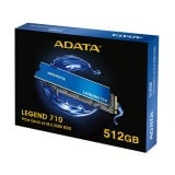 การ์ดเอสเอสดี ADATA 512GB Legend 710 SSD M.2 R2400MB/s W1000MB/s 3Year