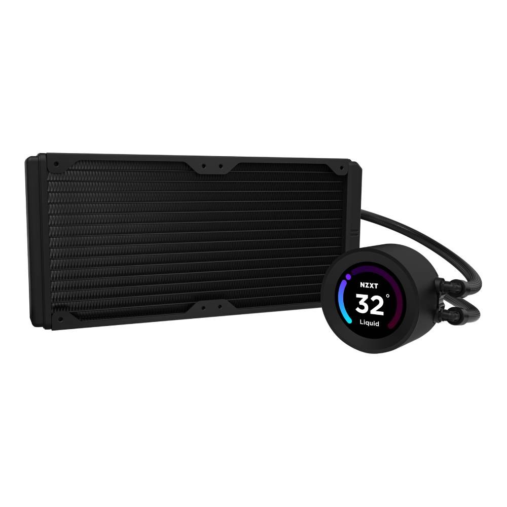 ชุดระบายความร้อนซีพียู NZXT KRAKEN ELITE 280 RGB BLACK : RL-KR28E-B1