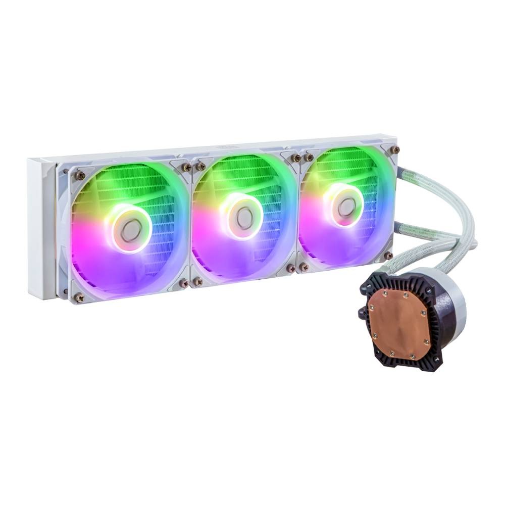 ชุดระบายความร้อนซีพียู Cooler Master CPU Cooler MasterLiquid 360L Core ARGB White