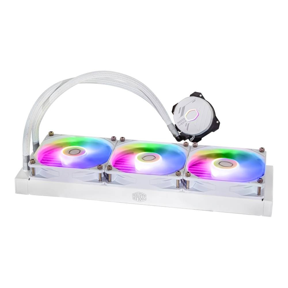 ชุดระบายความร้อนซีพียู Cooler Master CPU Cooler MasterLiquid 360L Core ARGB White
