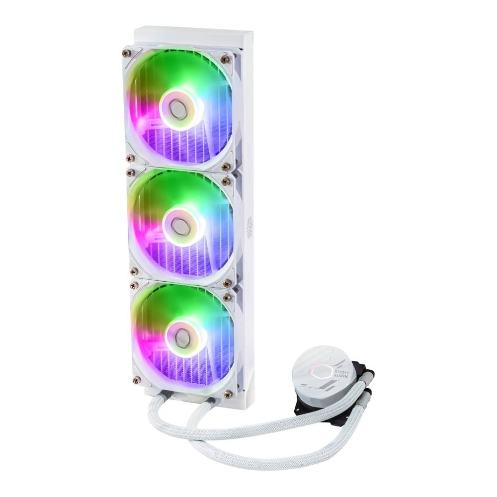 ชุดระบายความร้อนซีพียู Cooler Master CPU Cooler MasterLiquid 360L Core ARGB White