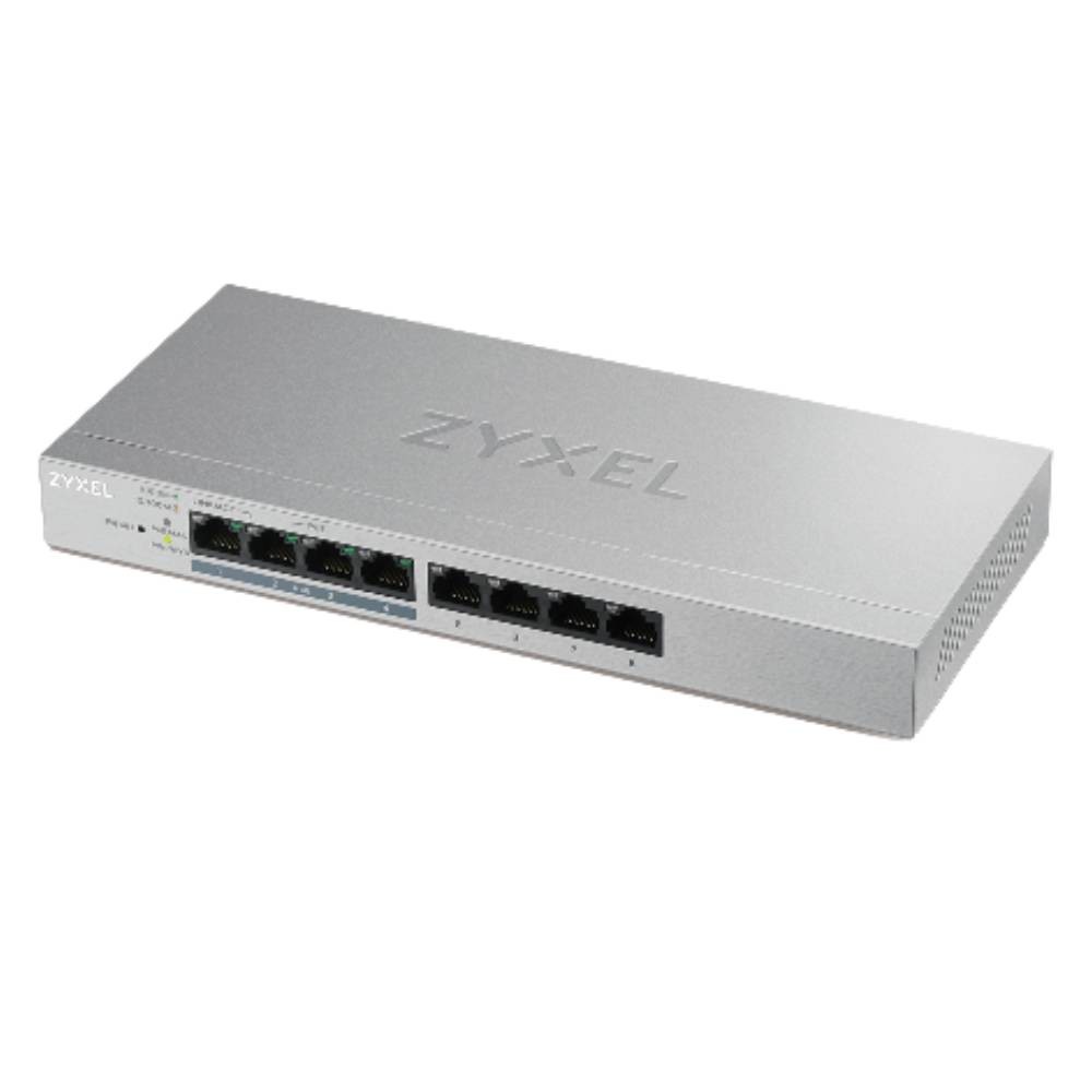 สวิตช์ฮับ Zyxel Network GS1200-8HP 8-Port Web Managed PoE Gigabit Switch v2