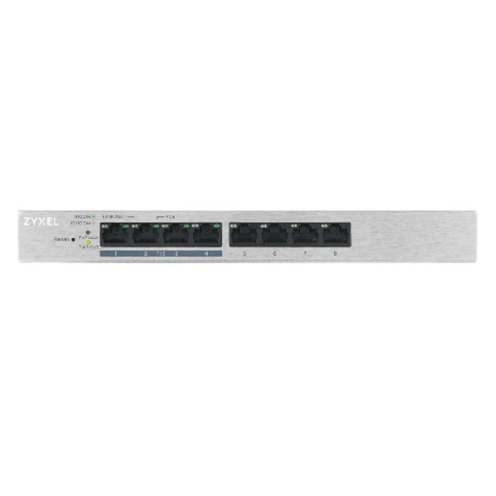 สวิตช์ฮับ Zyxel Network GS1200-8HP 8-Port Web Managed PoE Gigabit Switch v2
