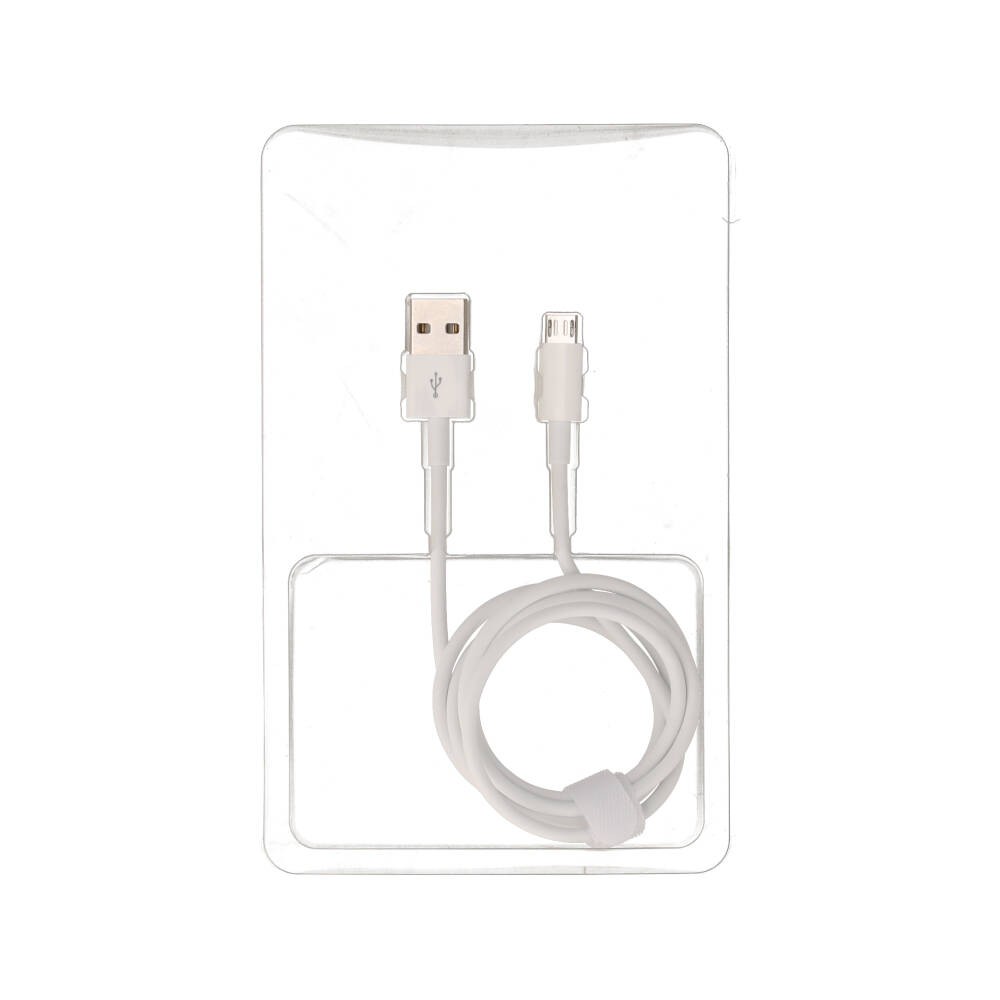 สายชาร์จ TECHPRO Micro USB Cable 3A Super Fast Charge 1M. White (TP-C01)