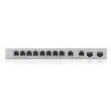 สวิตช์ฮับ Zyxel Network XGS1010-12 12-Port Multi-Gigabit Switch 2-Port 2.5G and 2-Port 10G SFP+