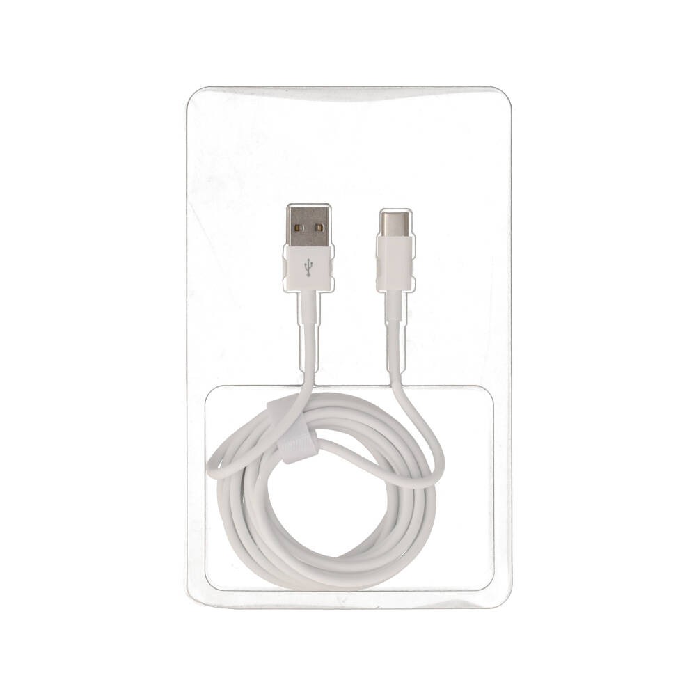 สายชาร์จ TECHPRO USB-A to USB-C Cable 3A Super Fast Charge 2M. White (TP-C01 )