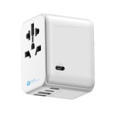 หัวแปลงปลั๊กไฟ Bazic Universal Travel Adapter GOPORT 2A3C 28W