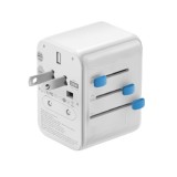 หัวแปลงปลั๊กไฟ Bazic Universal Travel Adapter GOPORT 2A3C 28W
