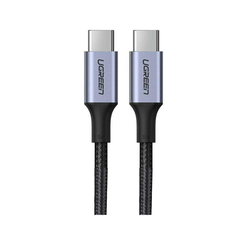 สายชาร์จ Ugreen USB-C to USB-C 2 เมตร 100W Black