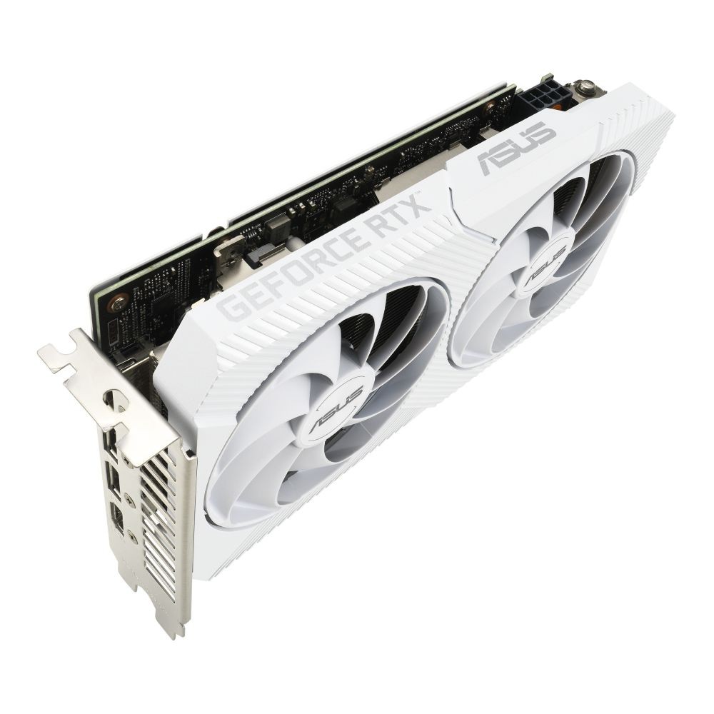 การ์ดจอ ASUS VGA DUAL-RTX3060-O8G-WHITE 8GB GDDR6 128-bit