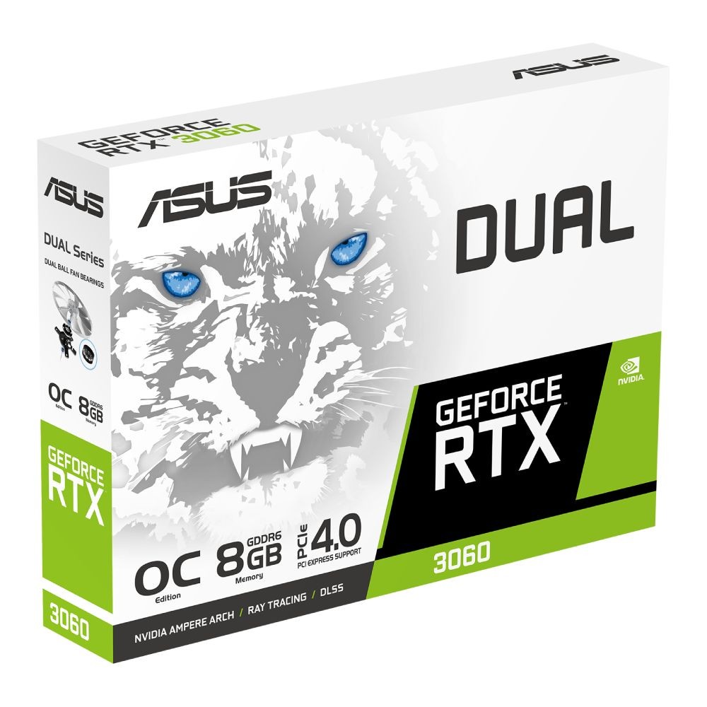 美品ASUS GeForceRTX3060 8GB OCホワイトカラー Amazon | ASUS Dual GeForce RTX™ 4060 OC ホワイトエディション