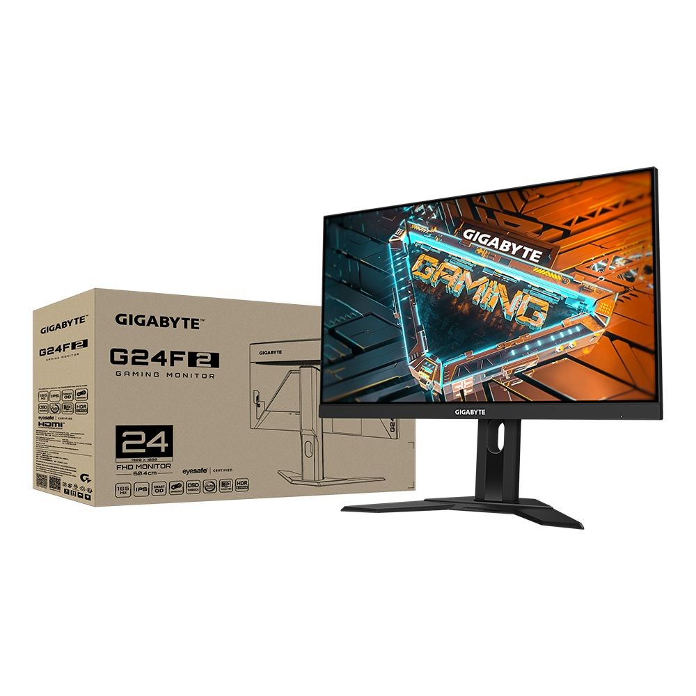 จอมอนิเตอร์ GIGABYTE MONITOR G24F 2 Gaming Monitor (IPS 165Hz FreeSync ...