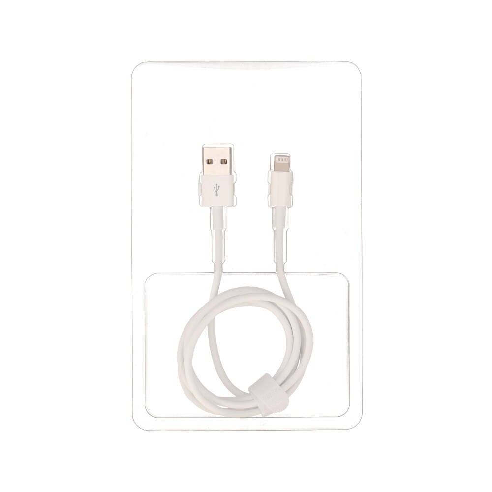 สายชาร์จ TECHPRO USB-A to Lightning Cable 3A Super Fast Charge 1M. White (TP-C01)