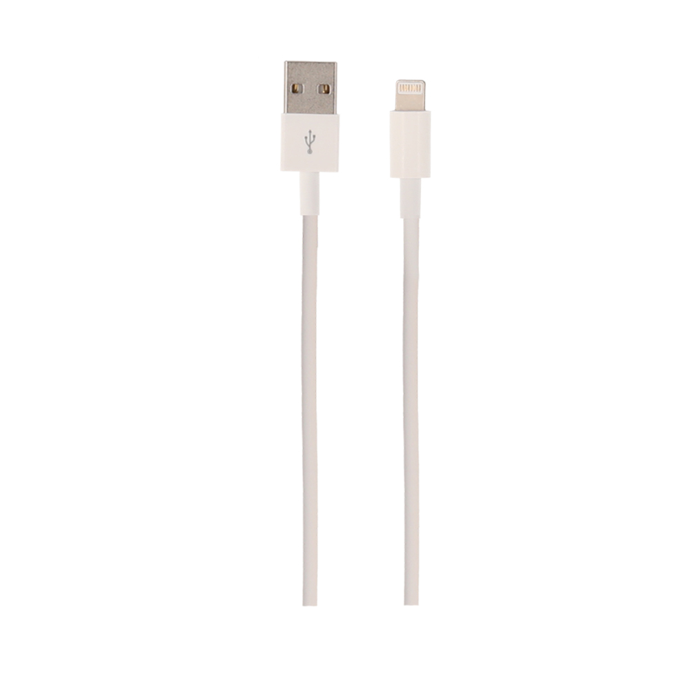 สายชาร์จ TECHPRO Lightning Cable 3A Super Fast Charge 1M. TP-C01 White