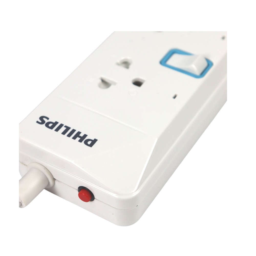 ปลั๊กไฟ Philips TIS Plug 5 Way 5 Switch 5M. (CHP3457WC/67) White